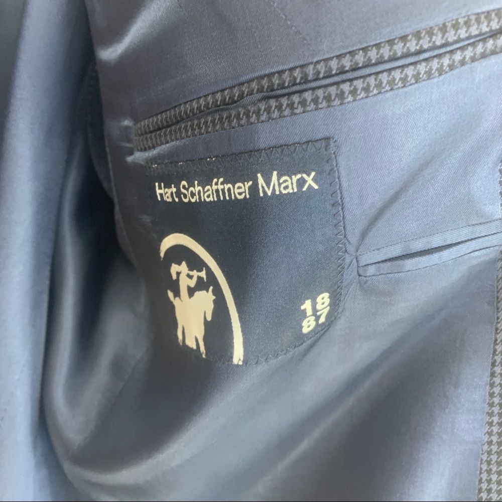 Hart Schaffner Marx Recent 2 Button Houndstooth P… - image 8